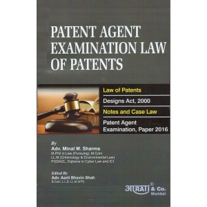 Aarti & Company's Patent Agent Examination Law of Patents by Adv. Minal M. Sharma